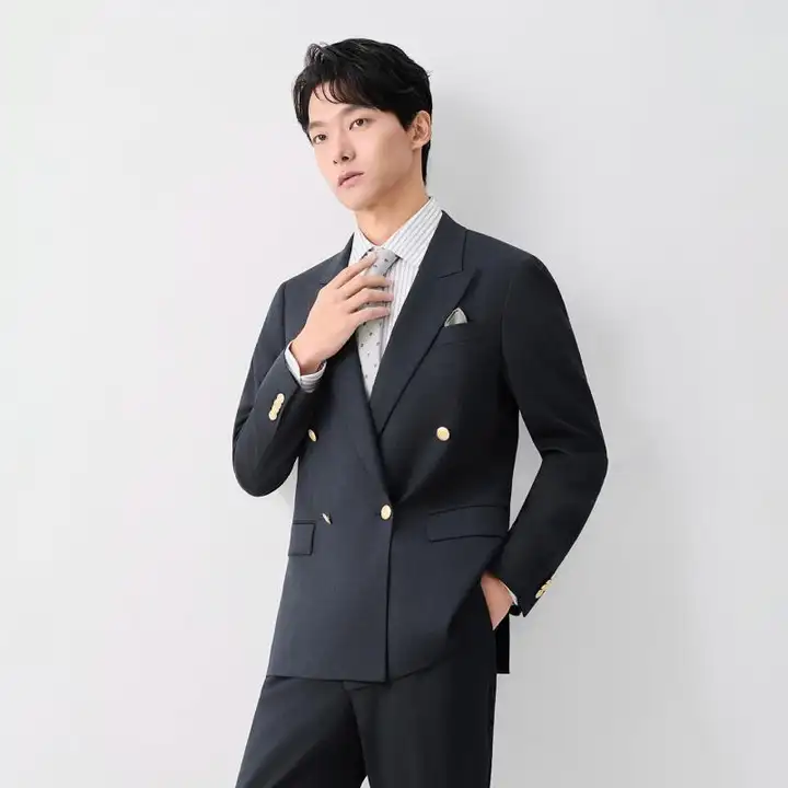ビジネス用フォーマルスーツ【結婚式・ダブルブレスト・メンズ用】