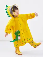 子供用恐竜柄レインコート【幼児向け・ポンチョタイプ・夏用・2歳】