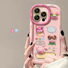 立体キャラクター 携帯電話用ケース【全包対応・シリコン製・耐衝撃】