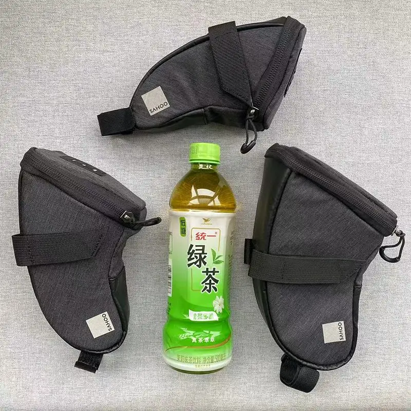 反射機能付き自転車サドルバッグ：LEDライトとロードバイクへの最適な装着設計