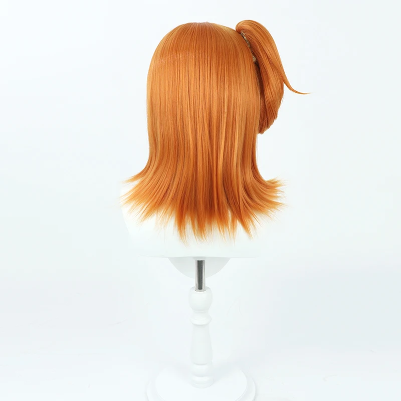 高坂穂乃果のオレンジ色ウィッグ：BABYMETALファンのコスプレに最適なキャラクターウィッグ