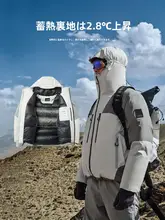 高性能ダウンジャケット【防風・アウトドア・軽量】