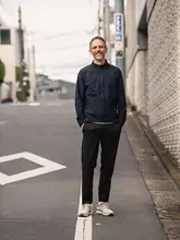春夏用 軽量メンズジャケット【立ち襟・カジュアル・通勤用】