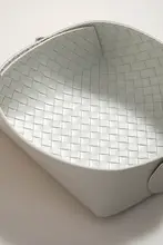 収納ボックス 化粧品 リップ 整理ボックス 鍵 玄関 リビング 編み