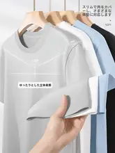 カジュアルなデザインの半袖Tシャツ【コットン100%・夏用・クラシックフィット】