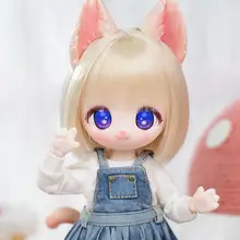 三分KUKU BJD素頭の人形ヘッド【三戳六MJD対応】
