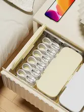 二層データケーブル収納ボックス【充電器・テーブル用・整理整頓】