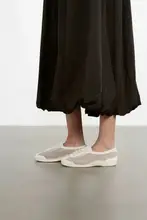 レトロメッシュバレエトレーニングシューズ【女性用・夏・本革・通気性・快適カジュアル】