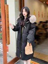 魅力的なデザインの中長ファーコート【あたたかい・膝丈・冬用】