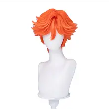 狐ニック コスプレウィッグ【打毛てっぺん・耳と尾付き】