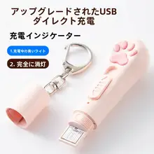 USB充電式 猫用レーザーポインター【多機能・赤外線・おもちゃ】