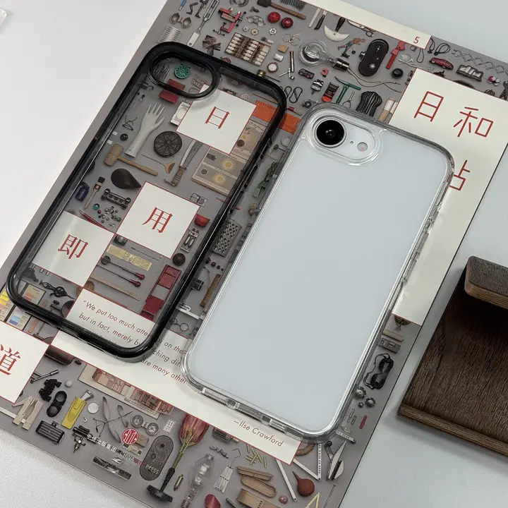 透明な高級感のあるiPhone用保護ケース【全包気泡・大口レンズ対応・男女兼用】