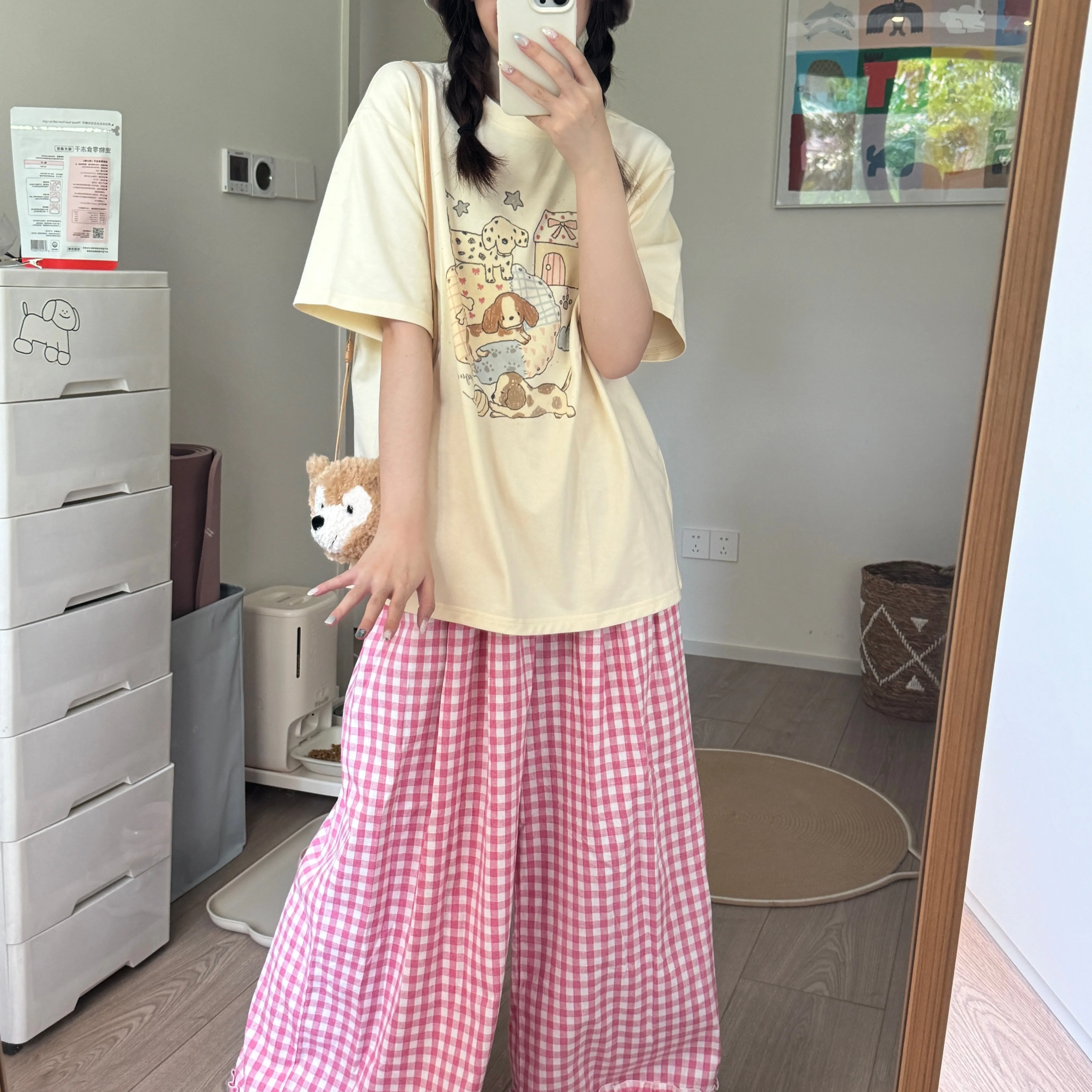 ギンガムチェック フレアパンツはどんな感じ？低身長でも着やすい実際の体験を紹介