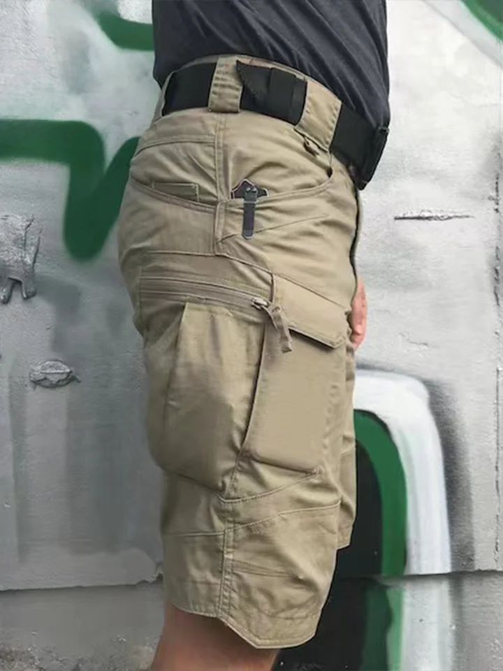 極上の柔らかさの男性用ハーフパンツ【多ポケット・速乾・アウトドア用】