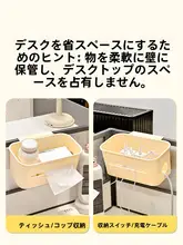 デスクサイドハンギング収納ラック【オフィス用・デスクトップ改造】