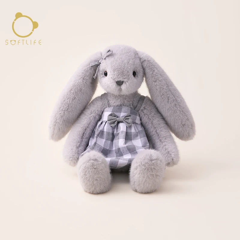 かわいいウサギのぬいぐるみ：大人の癒しに最適な抱きしめデザインのコンパニオン