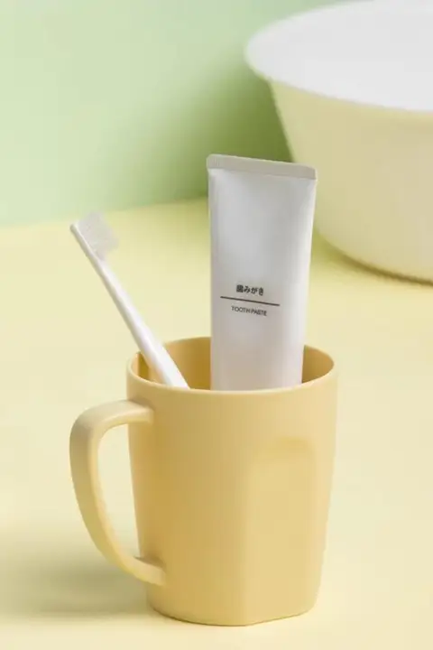 茶花の洗面用マグ【歯磨き・家庭用・洗面セット】