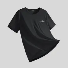 速乾性半袖Tシャツ【夏用・アイスシルク・男性用・トレーニング対応・ブラック】