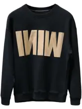 秋冬用クルーネックコットンパーカー【カジュアル・男性用・トレンド】