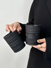 ガラスカップ 黒 雨粒エンボス 家庭用 ウイスキー コーヒー ジュース ミルク ビール