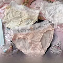 夏用薄手レースウエストメッシュパンティ【中腰・セクシー・速乾】