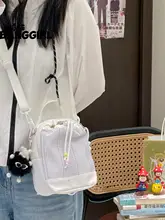 多機能キャンプ用チェック柄ミニリュックサック【女性用・ショルダーバッグ・軽量・水筒用】