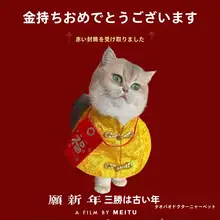 新年用ペット用衣装【犬猫対応・中国風・赤い封筒デザイン・マントタイプ】