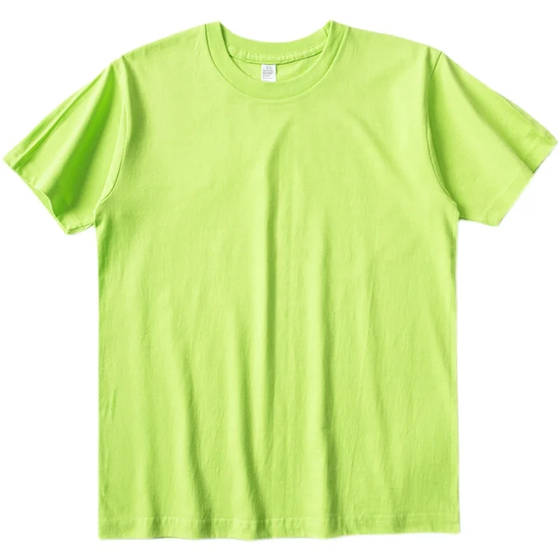 「tシャツ お揃い カップル おすすめ」は、この薄緑色のコットンTシャツが答えなのではないか？