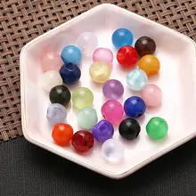 シフォンシャツ風 玉石模様のパールボタン付き【ボタンデザイン・カラフル・古典的な唐装・チーパオ】