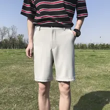 夏用 メンズ 薄手 ショートパンツ【ストレートシルエット・アイロン不要・韓国風】
