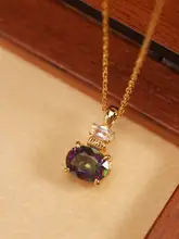 プルースト オリジナル 香り記憶 トパーズ香水瓶ネックレス【カラフル・ビンテージスタイル】