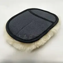 自動車洗車用羊毛タッチ手袋【厚手・片面使用・泡立て用】