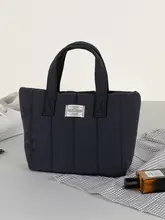 シンプルなミニトートバッグ【女性用・カジュアル通勤・厚手】（セットアップ対応）