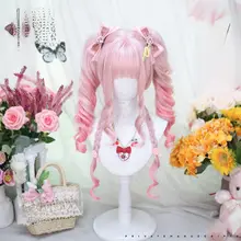 ウィッグ ツインテール ロリータ フユキ クリップ式 コスプレ アニメ レディース キュート