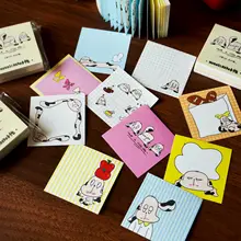 メモブロック 付箋 オリジナルイラスト ゆるい犬 犬 かわいい 文具 「HOHO」