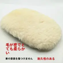 自動車洗車用羊毛タッチ手袋【厚手・片面使用・泡立て用】