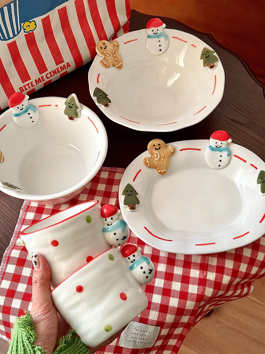 可愛いクリスマス雪だるま マルチボウル：子供向けの食器セット選び方と実際の使い方