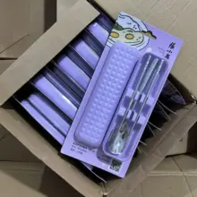 304不锈鋼製 お弁当用カトラリー【箸・スプーン・持ち運びケース付き・旅行や学生に最適】（セットアップ対応）