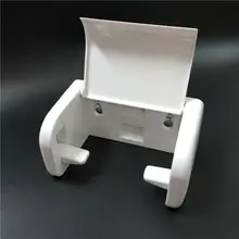 穴あけ不要 トイレットペーパー掛け【粘着タイプ・ホワイト・シンプルデザイン】