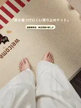 猫デザインの防滑玄関マット【ペット用・カジュアル】