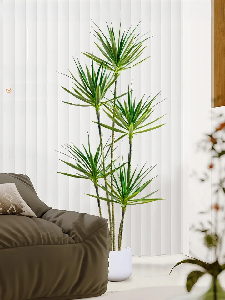 フェイク植物 リビング 部屋の装飾 大型人工植物 グリーンプラント 樹 ドラゴンブラ  ッドツリー アガベ ラグジュアリー