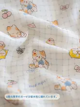 チェック柄の猫と犬デザイン 吸水性に優れたコットン製タオル【大人用・洗顔・ハンドタオル】（セットアップ対応）