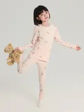 秋用 子供用快適なパジャマ【長袖・女の子・柔らかさ】（セットアップ対応）