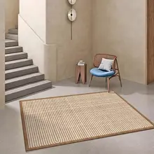 ラグ カーペット マット リビング 寝室 ソファ テーブル 高級感 上品 北海道の夏 「TipToe」