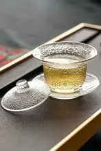 ガラス製三点セット茶器【耐熱・蓋付き・功夫茶用】