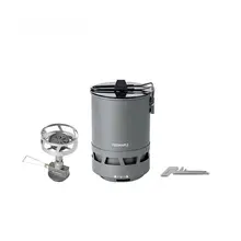 火山用防風キャンプ調理器具【軽量・持ち運び便利・お湯を沸かす・アウトドア用】（セットアップ対応）