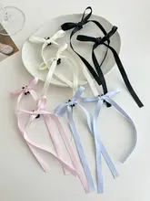 リボンデザインのヘアクリップ【古風な髪飾り・横型・小型】