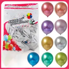 10inch メタリックゴールドラテックス 風船 誕生日パーティー