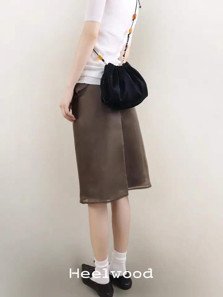 Heelwood ブランド 編み込みビーズデザイン ショルダーバッグ【多色・オリジナル・しぼりデザイン】