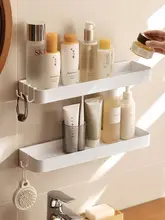 穴あけ不要の壁掛け収納ラック【洗面所用・バスルーム収納・洗面台用】